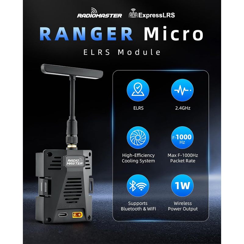 Radiomaster Ranger 2.4Ghz Elrs Module - RadioMaster Ranger Micro 2.4GHz ELRS Module,Compatible