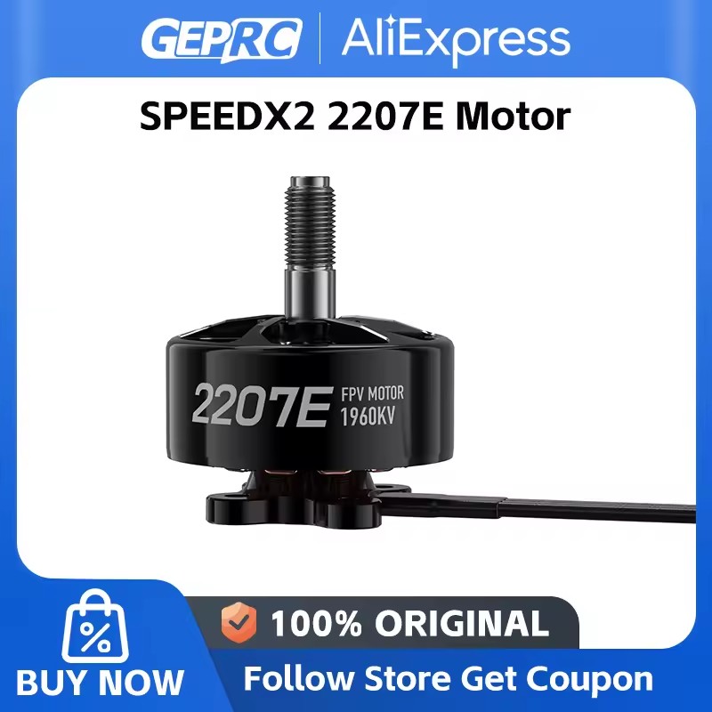 GEPRC SPEEDX2 1/2/4pcs 2207E M - огляд і ціна Foxeer Reaper F4 128K 65A Esc