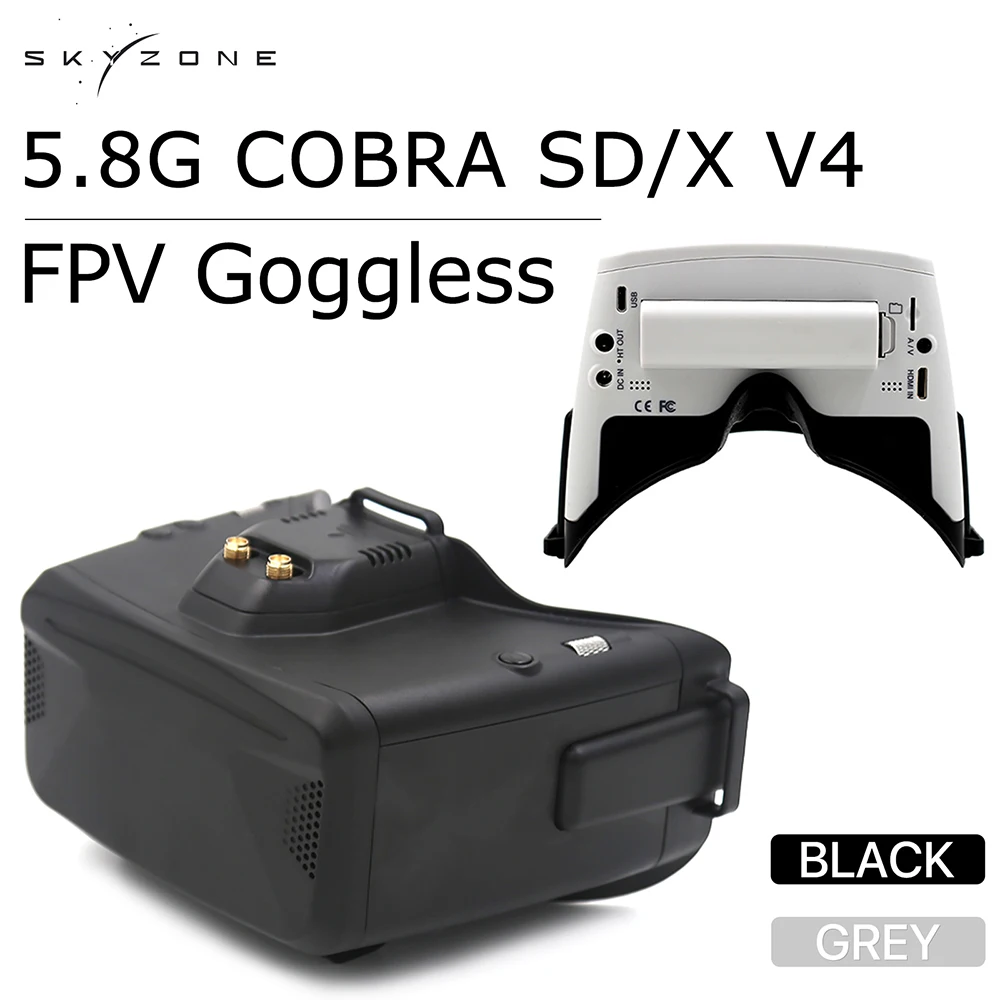 Skyzone 5.8G Cobra SD/X V4 FPV - огляд і ціна Skyzone Cobra X V2 Fpv Goggles