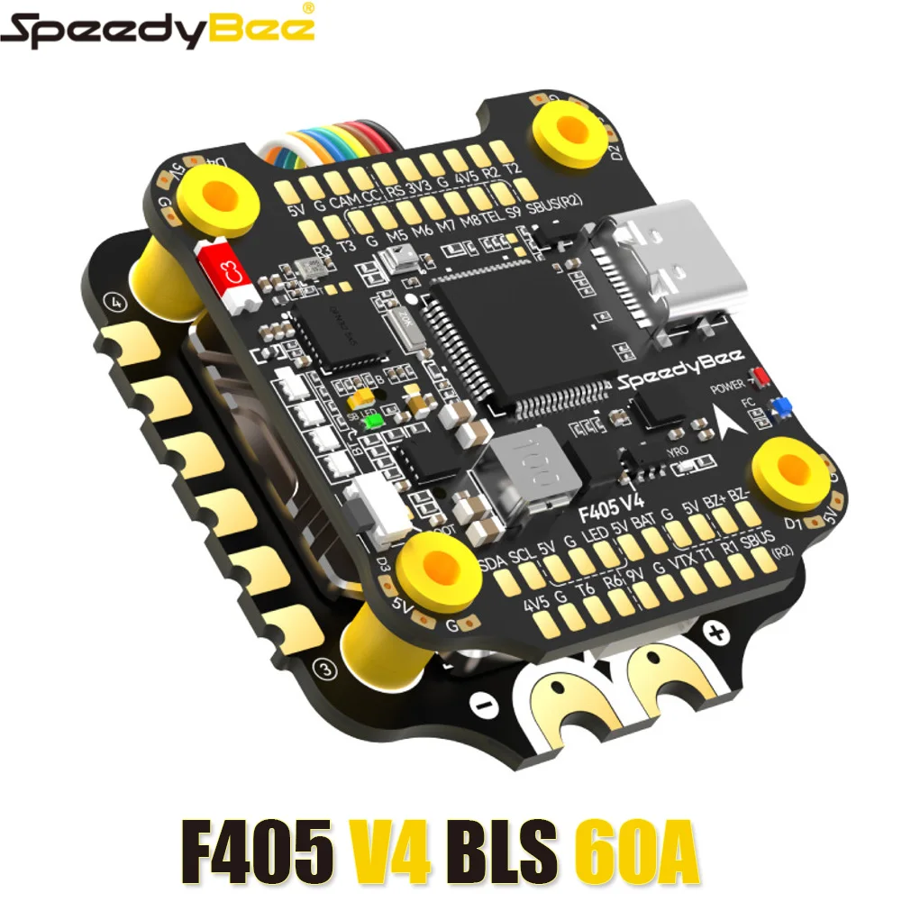 SpeedyBee F405 V4 BLS 60A 30x3 - огляд і ціна Speedybee F405 V4 Bls 55A Stack