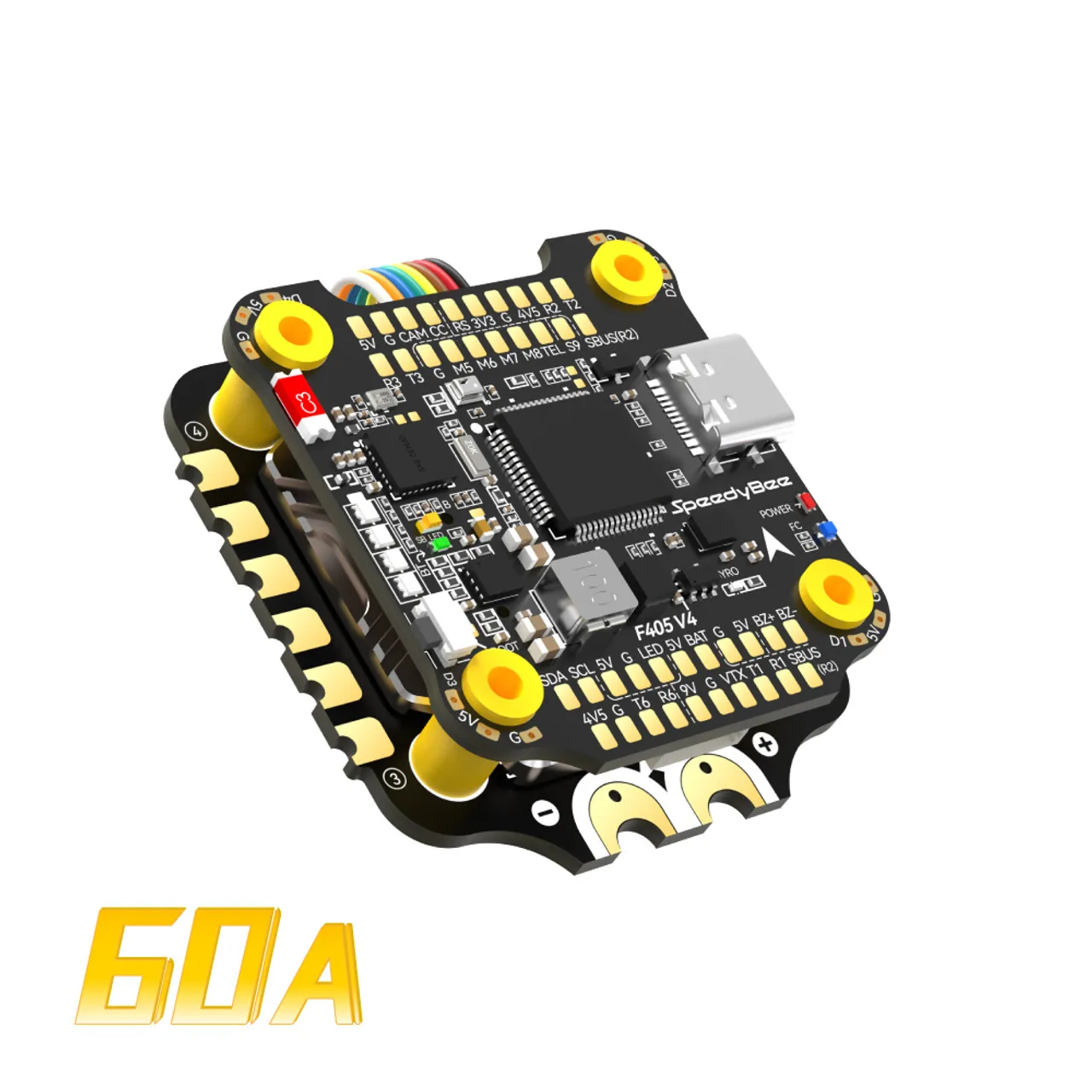SpeedyBee F405 V4 BLS 60A 30x3 - огляд і ціна Speedybee F405 V4 Bls 55A Stack