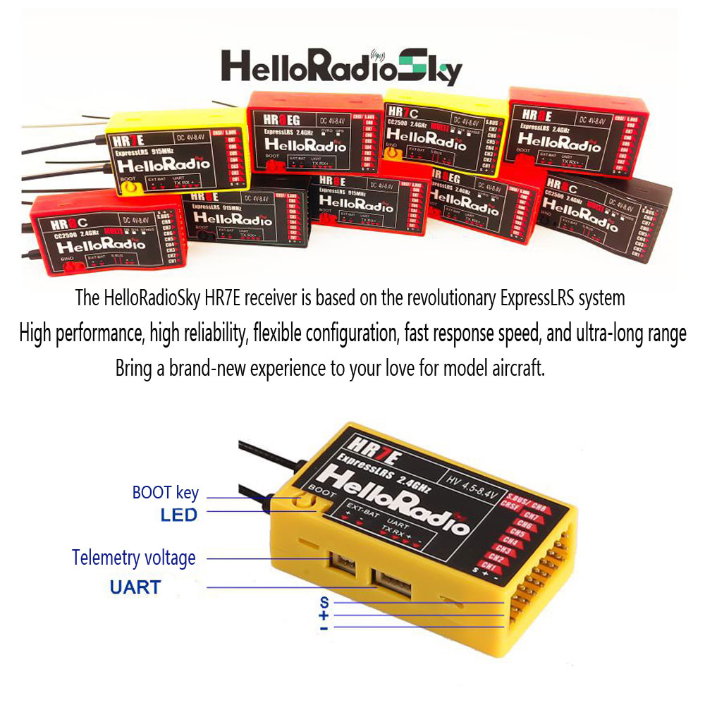 HelloRadio HR7E ELRS PWM 7CH R - огляд і ціна Radiomaster Ranger 2.4Ghz Elrs Module