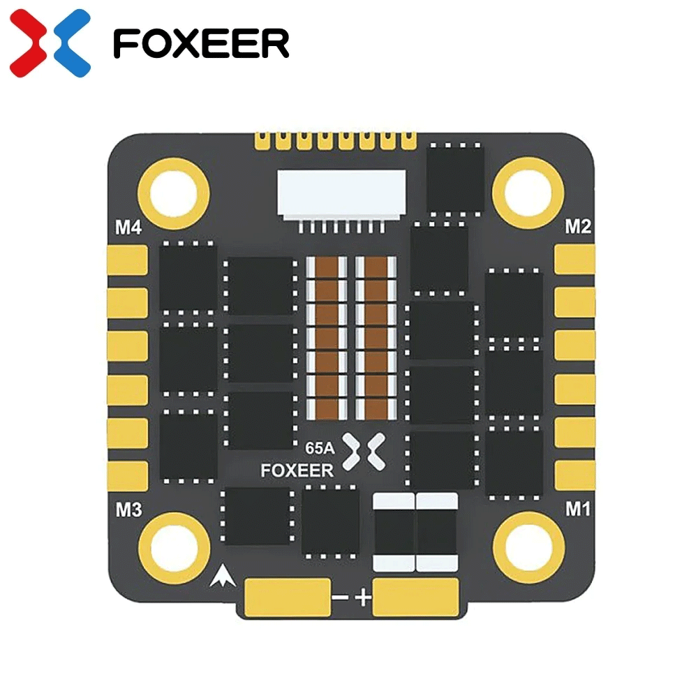 FOXEER Reaper F4 65A ESC BLHel - огляд і ціна Foxeer Reaper F4 128K 65A Esc